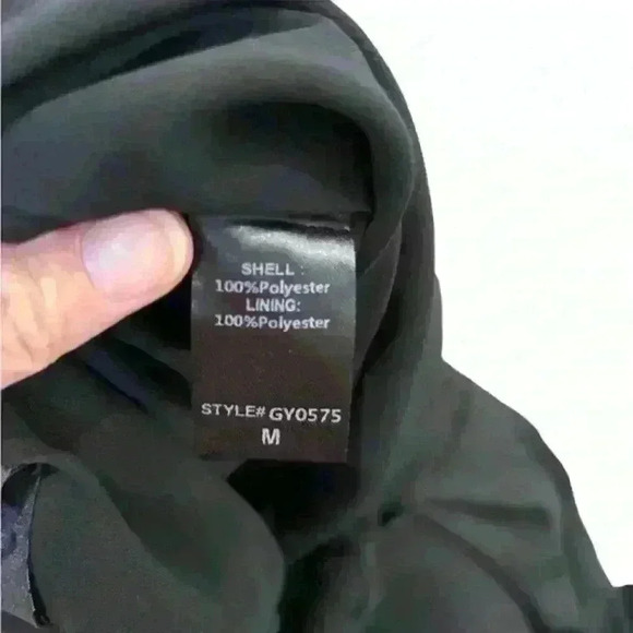 NWT DO+BE Wide Leg Ruffle Black Jumpsuit Romper Classic Event Party Night Out M - Picture 13 of 13